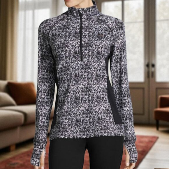 COPPER FIT (LG) Quarter Zip Pullover Active Wear Thumbholes - Picture 1 of 8